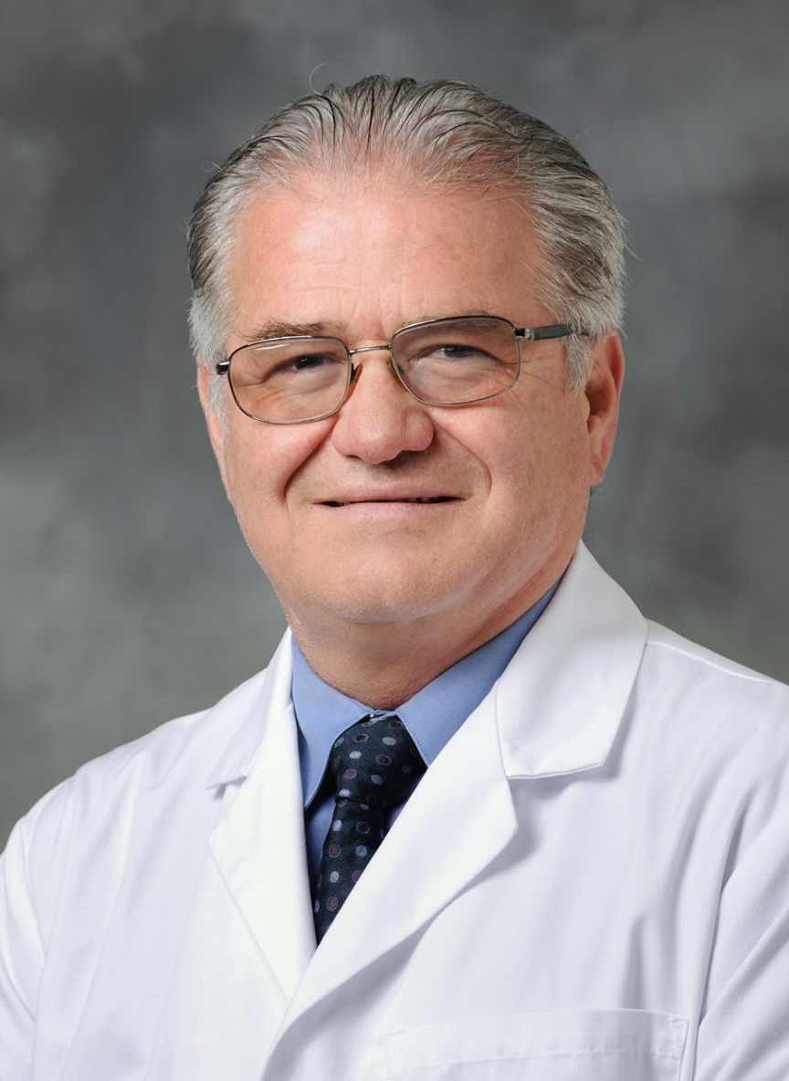 Professional headshot of Dr. William W. O'Neill, MD, FACC — interventional cardiologist, TAVR pioneer in the United States, and Chief Medical Officer at Amavita Research