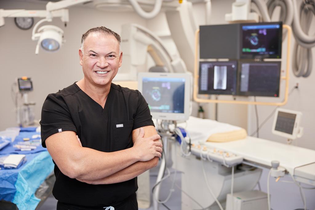 Professional headshot of Dr. Pedro Martinez-Clark, MD, FACC — Harvard-trained interventional cardiologist, Founder & CEO of amavita Heart and Vascular Health®, and Principal Investigator at Amavita Research