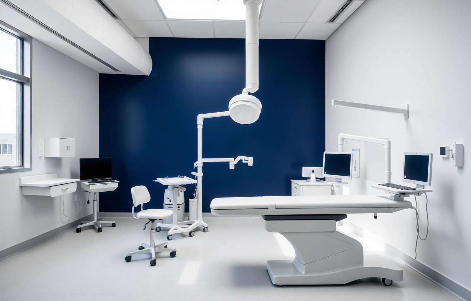 Modern clinical research exam room